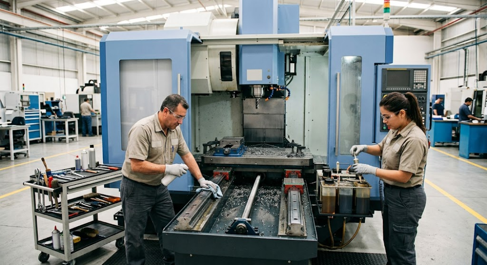 mantenimiento de máquinas CNC